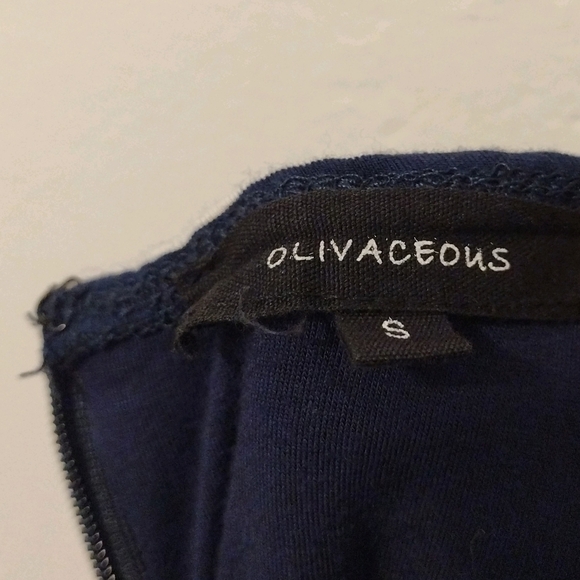 Olivaceous - Striped Off Shoulder Mini Dress - Picture 12 of 14